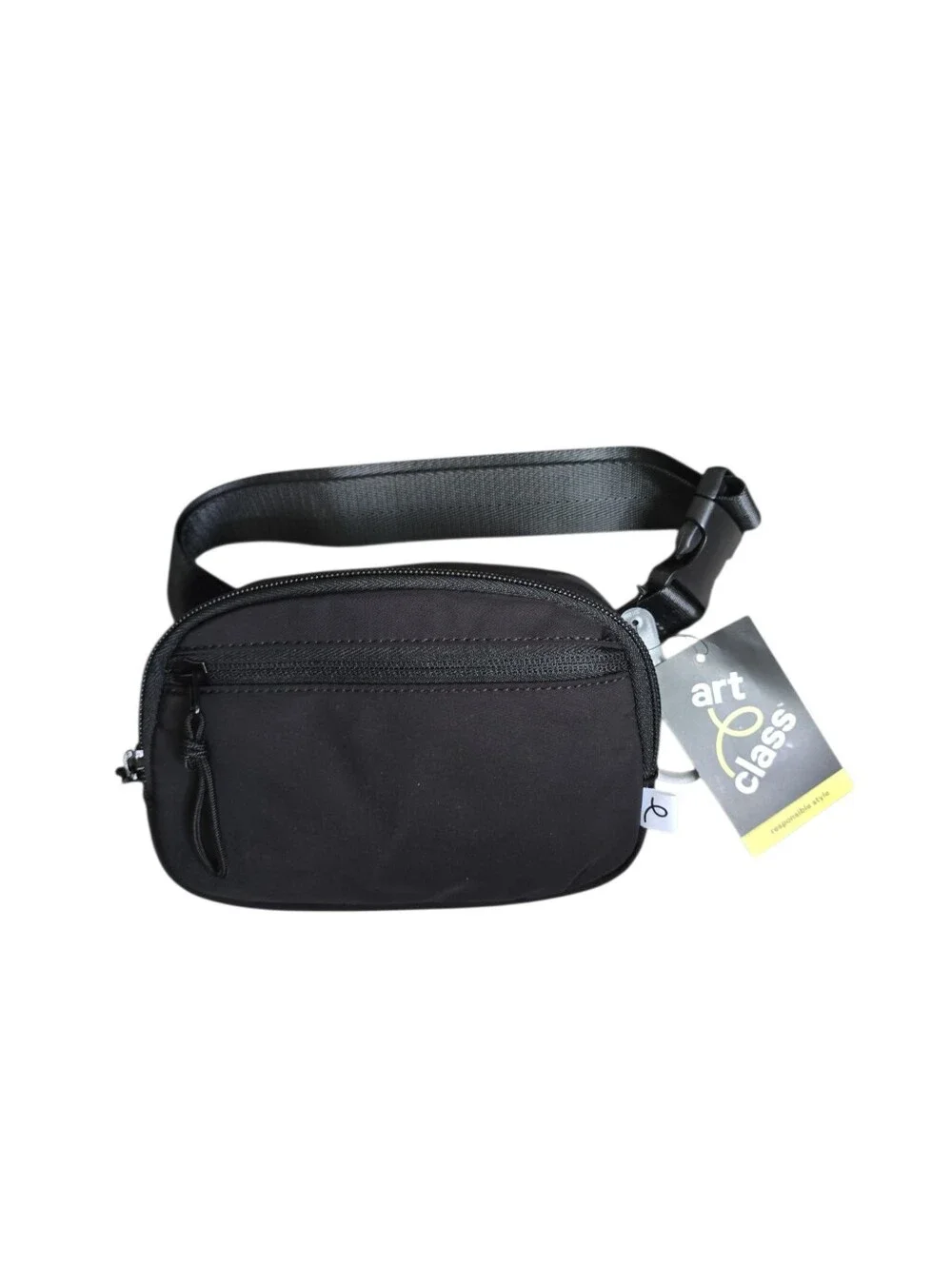NWT Art Class Kids Black Belt Bag Sling Bag Crossbody Fanny Pack Adjustable